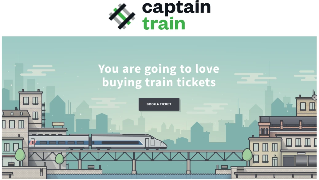 Site web Captain Train